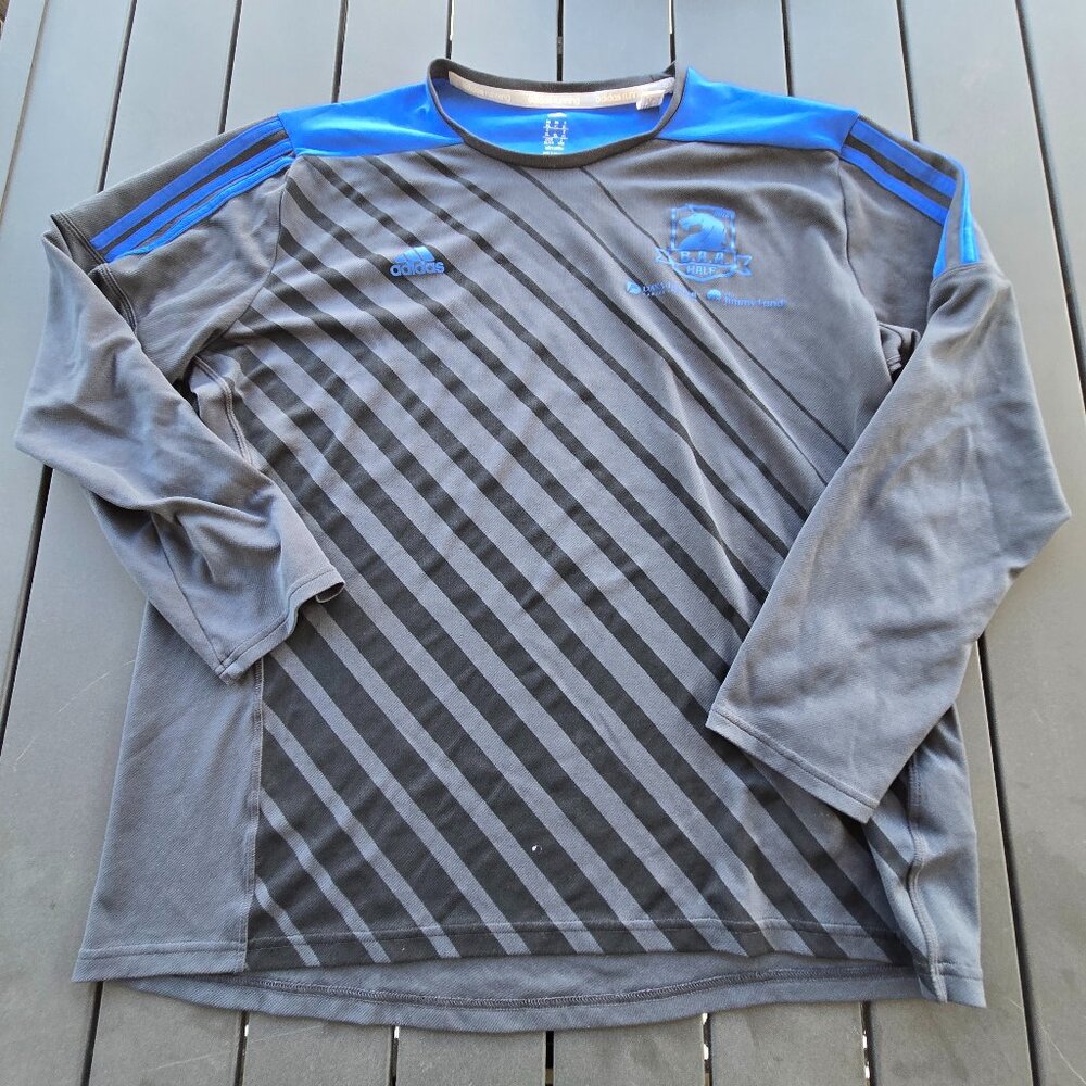 Adidas 2016 Boston Half Marathon Race Shirt Sz XL Long Sleeve